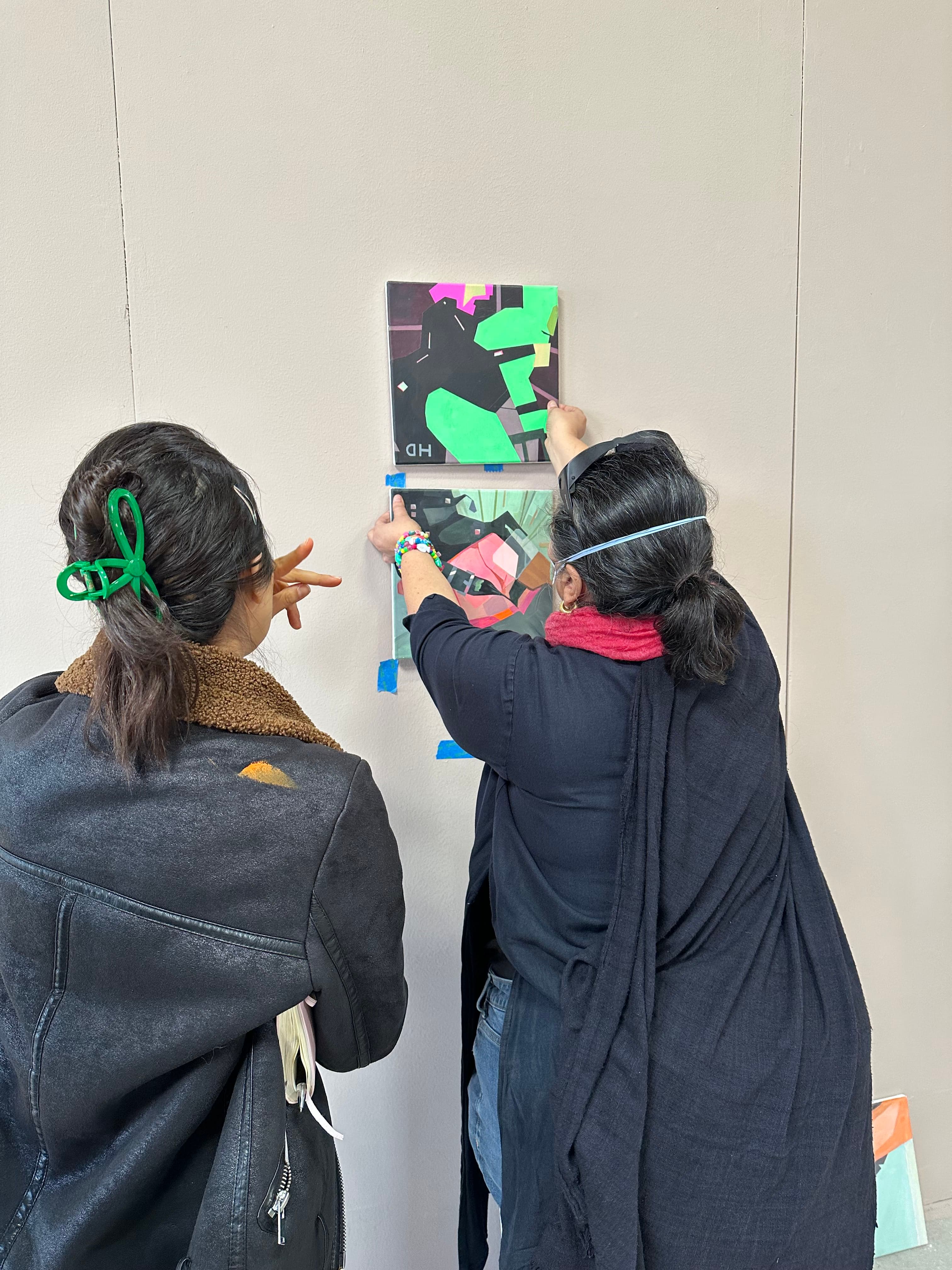placing the art